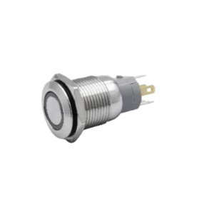 <strong>Mini</strong> 5A 250V LED Illuminated <strong>Push</strong> <strong>Button</strong> Switch Waterproof 19mm Latching Switch for Home Appliances IP65 Level Plastic Material - Product Image 2