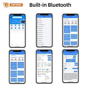 Karınca BMS LiFePO4 lityum-iyon 485 GPS ile 3-4S 7-16S 7-24S 22S 30S 32S 24S BT APP monitör PCBA Bms 16s 200a Bms 48v Lifepo4 - Product Image 4