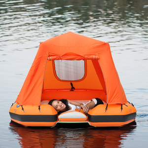 Offre Spéciale <span class=keywords><strong>pas</strong></span> <span class=keywords><strong>cher</strong></span> <span class=keywords><strong>lac</strong></span> extérieur gonflable flottant <span class=keywords><strong>Camping</strong></span> dormir tente gonflable flottante pour jeux <span class=keywords><strong>d</strong></span>'eau - Product Image 4