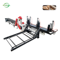 Scie à ruban électrique CNC pour la coupe de billes de bois avec chariot porte-billets