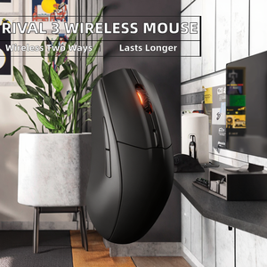 <span class=keywords><strong>Souris</strong></span> de jeu <span class=keywords><strong>sans</strong></span> <span class=keywords><strong>fil</strong></span> <span class=keywords><strong>SteelSeries</strong></span> Rival 3 pour droitiers, 6 boutons, autonomie de plus de 400 heures, double connexion <span class=keywords><strong>sans</strong></span> <span class=keywords><strong>fil</strong></span> 2,4 GHz pour 5.0 60 - Product Image 2