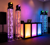 Soporte Vertical Portátil de Aluminio F34 para Iluminación DJ Americana, Resistente y Modular, para Clubes, Bodas, Conciertos, Eventos y Espectáculos