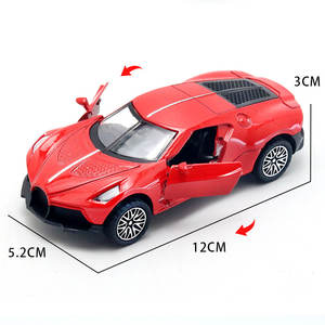 Modèle miniature 1:36 <span class=keywords><strong>Chiron</strong></span> La Voiture Noire, voiture miniature en métal moulé sous pression, non toxique, portes ouvrables, supercar en alliage, fonction de recul, modèle YZ - Product Image 2