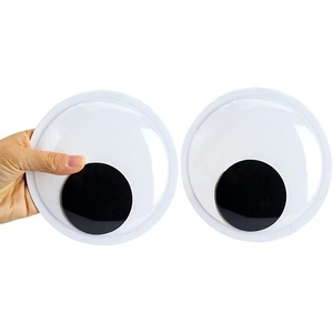 <span class=keywords><strong>Yeux</strong></span> <span class=keywords><strong>mobiles</strong></span> autocollants noirs et blancs, tailles assorties, <span class=keywords><strong>yeux</strong></span> en plastique pour loisirs créatifs, jouets DIY, fabrication de poupées, scrapbooking - Product Image 1