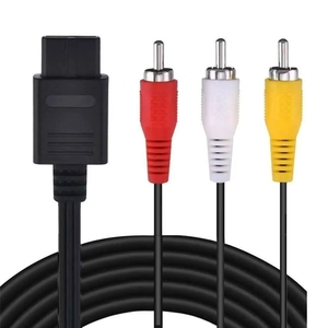 Cable adaptador <span class=keywords><strong>de</strong></span> audio y video AV compuesto para TV, cable RCA 64 N 3 para Super <span class=keywords><strong>SNES</strong></span>, Game Cube GC, accesorios - Product Image 3
