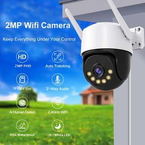 ICSEE Human Detection 1080P Wired Outdoor Security CCTV <strong>Camera</strong> Wide Angle Two Way Audio 2MP <strong>WiFi</strong> <strong>Network</strong> <strong>IP</strong> PTZ <strong>Camera</strong> - Product Image 4