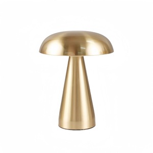 Lámpara de Mesa con Forma de Hongo, Inalámbrica, LED, Recargable por USB, con 3 Colores de Luz Atenuable, para Dormitorio, Sala de Estar u Oficina - Product Image 1