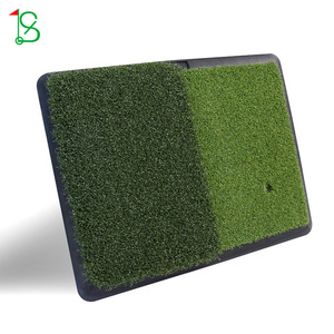 Tapis de frappe de golf LS, double surface en gazon artificiel, antidérapant en caoutchouc, pour entraînement intérieur et extérieur - Product Image 4