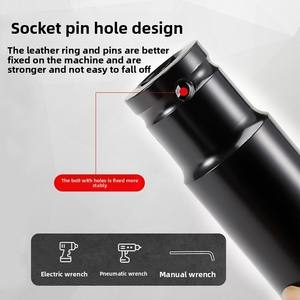 11-delige Verchroomde Zeshoekige Handschroevendraaierset Bevat 10-24 Verlengde Huls En Adapteraansluiting - Product Image 5