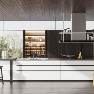 Modern Luxury Custom-Made Kitchen <b>Cabinets</b> Design Made <b>China</b> Makers Kitchen Furniture Islands Whole House Custom Kitchen - Product Image 6