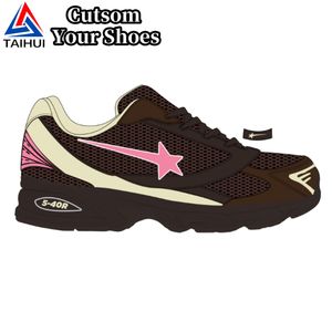 أحذية رياضية عتيقة مكتنزة للجنسين من الشركة المصنعة مصمم بشعار مخصص أحذية رياضية عصرية غير رسمية أحذية ركض مخصصة مع شعار - Product Image 2