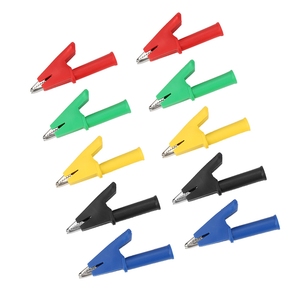 Lot de 10 pinces crocodiles de sécurité <span class=keywords><strong>P2002</strong></span> 20A 5 couleurs 4mm pour multimètre 380V - Product Image 2