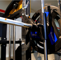 Équipement essentiel de gymnastique commerciale Cadre d'entraînement intégré multifonctionnel Tout en un Fitness Gym Smith Machine Piles de poids