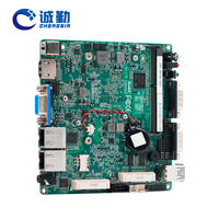 OEM 8th Gen Celeron J4125 nano-itx Motherboard 2 Lan 6 * COM VGA/HD mesin penjual otomatis X86 papan induk PC Panel industri tanam