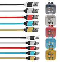 Cable de Carga TPE Negro USB-A a USB-C de 6 pies con Carcasa Metálica, Carga Rápida y Sincronización de Datos para Dispositivos Móviles