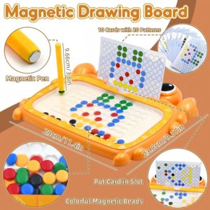 Kinderen Educarional Speelgoed Kleurrijke Magneet Kralen Board Doodle Tekening Speelgoed Magnetisch Leren Tekentafel Speelgoed - Product Image 6