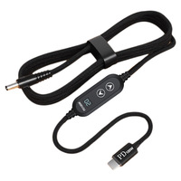 Câble de dérivation d'alimentation Type-C vers DC, adaptateur de tension réglable 5V/19V/12V/15V/20V DC008 pour modems optiques et routeurs 100W