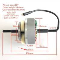 Stator Motor BLDC Kulkas Freezer, Semua Kumparan Tembaga Dengan Hall Sensor, Untuk Penggantian Motor Kipas Pendingin Kulkas