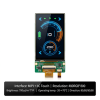 TMK 3,97 Zoll Industrielles HMI TFT LCD Modul 480x800 IPS MIPI 700-Nit Vollständige Betrachtungswinkel G+F+F Touch Eingebettet für Intelligente Steuerungsterminals