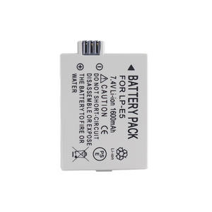 La nouvelle batterie LP-E5 7.4V 1600mAh convient aux appareils photo <span class=keywords><strong>Canon</strong></span> EOS 450D <span class=keywords><strong>1000D</strong></span> 500D 2000D KISS X2 X3 - Product Image 2