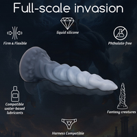 Dildo Anal de Silicona Realista con Forma de Pene de Caballo, Juguete Sexual con Ventosa para Mujeres, Fantasía de Monstruo Alienígena