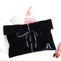 Sac à poussière en velours personnalisé avec logo, pour chaussures, vêtements, emballage cosmétique, sac à poussière en velours de luxe pour extensions de cheveux