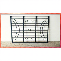Rejas de Hierro de Alta Calidad para Ventanas Verticales con Apertura Fija, Impermeables, Antirrobo, Diseño Minimalista, 5 Años de Garantía, para Sala de Estar y Exteriores