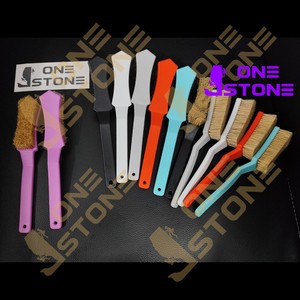 Brosse d'alpinisme d'escalade en plein air avec manche en plastique à utiliser avec des lunettes d'assurage-emballées dans un sac - Product Image 6