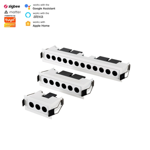 Luminaria Lineal COB Moderna con Rejilla de Aluminio, Regulable, RGBW, <span class=keywords><strong>Casambi</strong></span> <span class=keywords><strong>DMX</strong></span> Inteligente, 7W/14W, Alto CRI 95, Ángulo de Haz de 15-45°, 3 Años de Garantía - Product Image 1