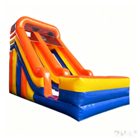 Parcours d'obstacles gonflable Ocean Sunset Slide Combo, piste de course, château gonflable décoratif d'extérieur, petite machine distributrice, jeu de carnaval