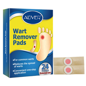 ALIVER Offre Spéciale – Lot de 24 Patchs Sûrs et Efficaces pour l'Élimination des Callosités et des Verrues des Pieds – Soin de la Peau <span class=keywords><strong>Plantaire</strong></span> - Product Image 1