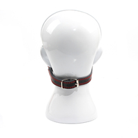 Cuir véritable BDSM Mouth Ball Gag Fetish Open Ball Gag Slave Oral Ball Adult Game Bondage Gear for Couples