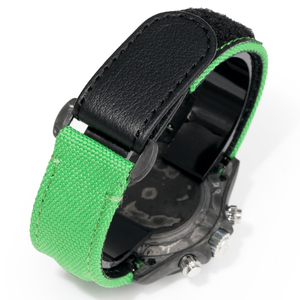 Reloj Circular de Fibra de Carbono Verde y Blanco 2025, Colores Brillantes Ideales para Fiestas en Yates y Vacaciones de Lujo - Product Image 6