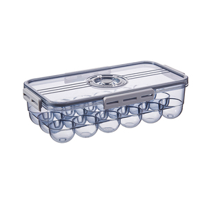Clear Airtight Fresh Keeping 18 Egg Boxes Storage Container Freezer Storage Box Refrigerator Storage Jar Refrigerator Bins