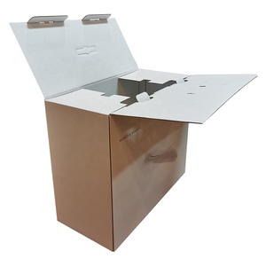 Scatola di imballaggio per biancheria da letto scatola di colore per piumino con cuscino <span class=keywords><strong>in</strong></span> <span class=keywords><strong>lattice</strong></span> personalizzato grande scatola di cartone ondulato stampata con Logo portatile - Product Image 3