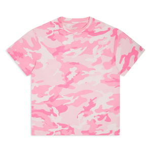 Completo Estivo da <span class=keywords><strong>Uomo</strong></span> Personalizzato: T-Shirt <span class=keywords><strong>Rosa</strong></span> Mimetica a Maniche Corte con Collo Rotondo e <span class=keywords><strong>Pantaloncini</strong></span> Cargo Multi-Tasca, Morbidi e Traspiranti, Stile Casual Streetwear - Product Image 2