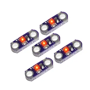 10Pcs Mini LilyPad LED Modul SMD LED Peralatan Modul Lampu 3V-5V 40MA UNTUK Arduino Merah/Biru/Putih/Hijau/Kuning