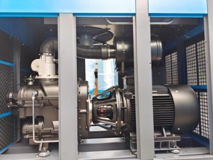 Compresor de Aire de Tornillo Silencioso, Lubricado, Refrigerado por Aire, de Frecuencia de Potencia de 185kw, Heterovoltaje, Industrial y Duradero, Ruihong RH-250HP - Product Image 1
