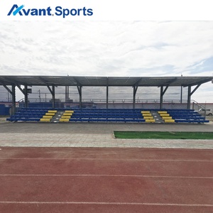 Avant Sports Stadium Tribuna permanente Tribuna Asientos Campo de fútbol Gradas escalonadas Sistema de asientos de blanqueador de metal - Product Image 5