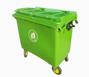 Contenitore per Rifiuti con Ruote di Alta Qualità da 660 Litri Bidoni in <span class=keywords><strong>Plastica</strong></span> - Product Image 1