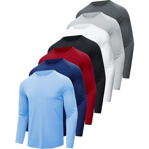 7 Pack White Black Grey Dark Grey Blue Navy Red