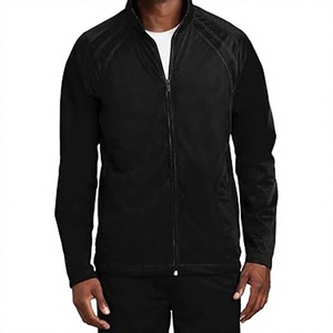 Mens Tricot Track <b>Jacket</b> Soft Brushed Backing Durable Stitching Athletic Fit Lightweight Comfortable Sportswear Running Gym - Product Image 1