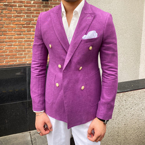 Prezzo all'ingrosso della fabbrica doppio petto in cotone <span class=keywords><strong>uomo</strong></span> <span class=keywords><strong>giacca</strong></span> moda Casual da <span class=keywords><strong>uomo</strong></span> aderente <span class=keywords><strong>giacca</strong></span> <span class=keywords><strong>giacca</strong></span> - Product Image 2