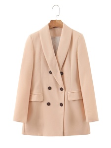 Moda Casual Business doppio petto tinta unita da donna abiti da ufficio donna formale - Product Image 4