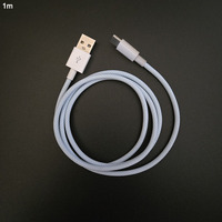 Cables USB a 8 Pines para iOS con Chipset IC de Colores Macaron, Trenzado de Alta Densidad y Gran Resistencia