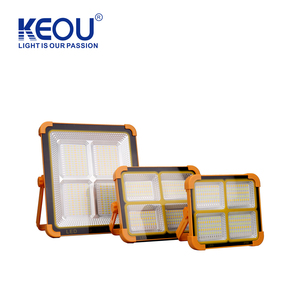 Keou bán buôn ABS + kính IP66 60W 100W 200W sạc năng lượng mặt trời lũ đèn - Product Image 2