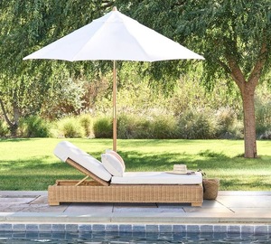 Lit <span class=keywords><strong>de</strong></span> plage en rotin PE avec cadre métallique, pour <span class=keywords><strong>jardin</strong></span>, extérieur, piscine, transat <span class=keywords><strong>de</strong></span> soleil, vente en gros - Product Image 6