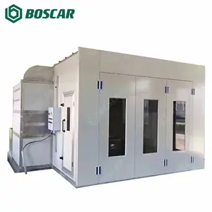 Cabine de pintura a diesel para carros, forno de luxo para pintura automotiva, aquecimento elétrico, secagem, cozimento, pintura corporal, com CE