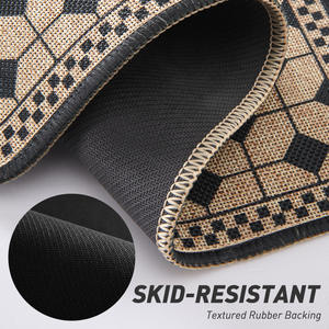 Tapis de cuisine en terre de diatomée, rectangulaire, motif géométrique, lavable, résistant à l'huile, imperméable, pour usage domestique et en restaurant - Product Image 3