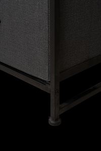 Durable Stainless Steel Modern Freestanding Panel Pine Wooden Fabric <b>Cabinet</b> for Bedroom and Living Room - Product Image 3